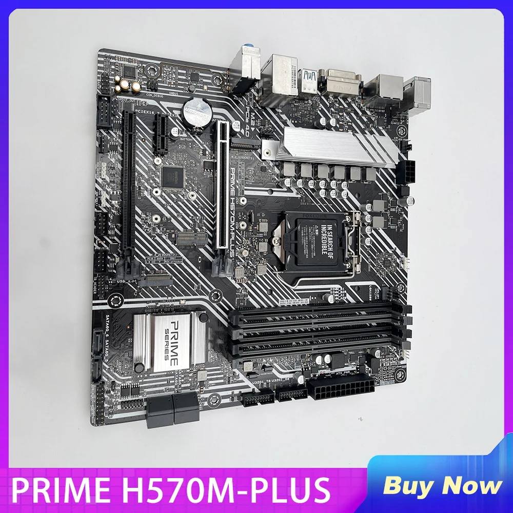 Desktop Mtotherboard For A-s-u-s LGA 1200 Socket Support for 10th 11th Gen Core PRIME H570M-PLUS