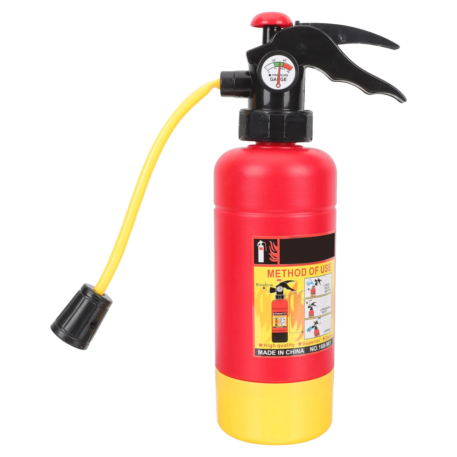 Kinder-Wasserspielzeug-Set Robuste Plastikkonstruktion Spritzpistole mit Großer Reichweite Sommerspaß Echte Feuerwehrmann-Atmosphäre