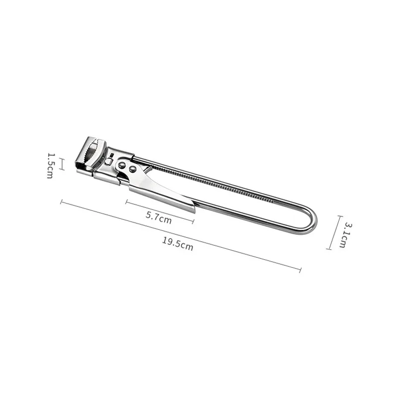 1pc Stainless Steel Adjustable Can Opener Household Portable Bottle Opener Outdoor Camping Twist Cap Opener Kitchen Accessories