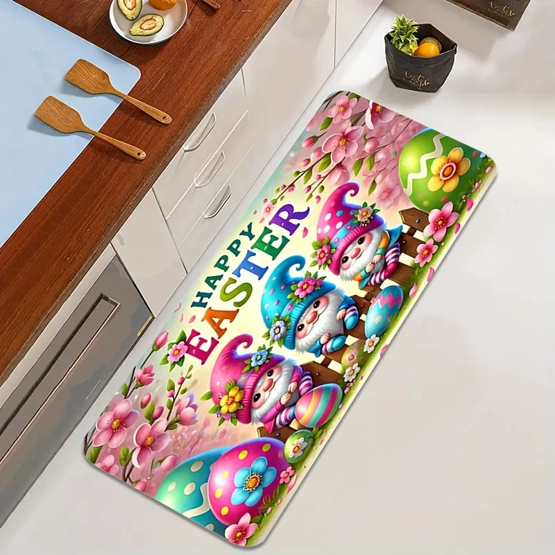 Space Astronaut Planet Galaxy Typography Print Floor Runner Non-Slip Decorative Playroom Rug for Sci-Fi Theme Room Flooring