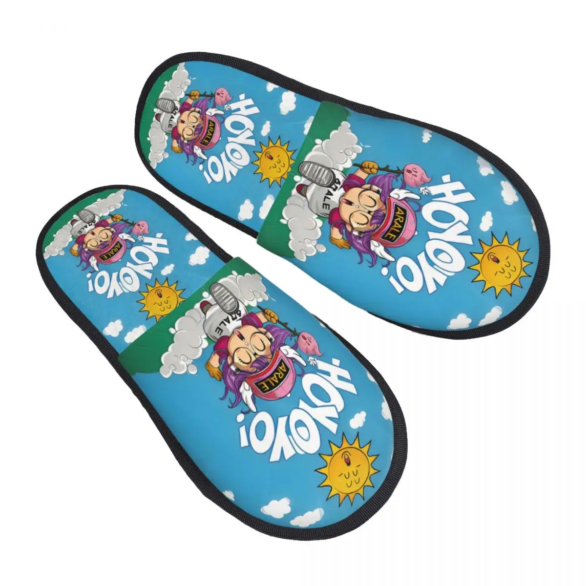 Zapatillas personalizadas Arale Norimaki Dr Slump Comfort Scuff con zapatillas de espuma viscoelástica para mujer, zapatos de casa de Hotel de dibujos animados de Anime