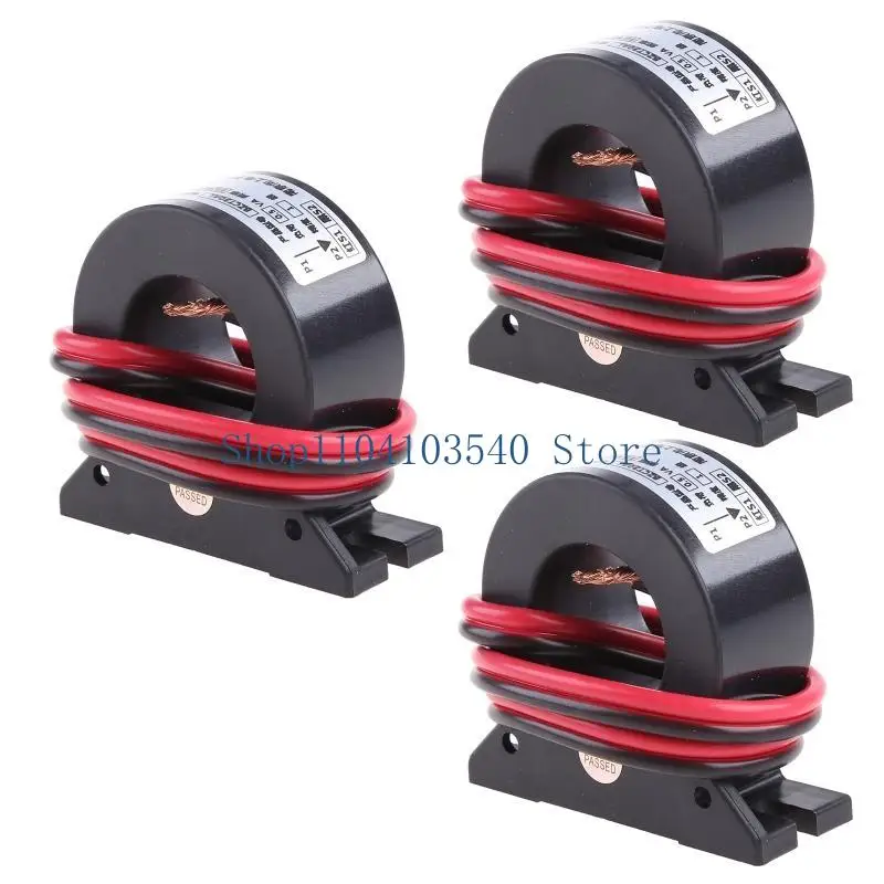 

02DC 3 Pcs/Set 50A/100A AC Current for Transformers AC Current Sensor Transformer Core Current Transformer Coil Sensor