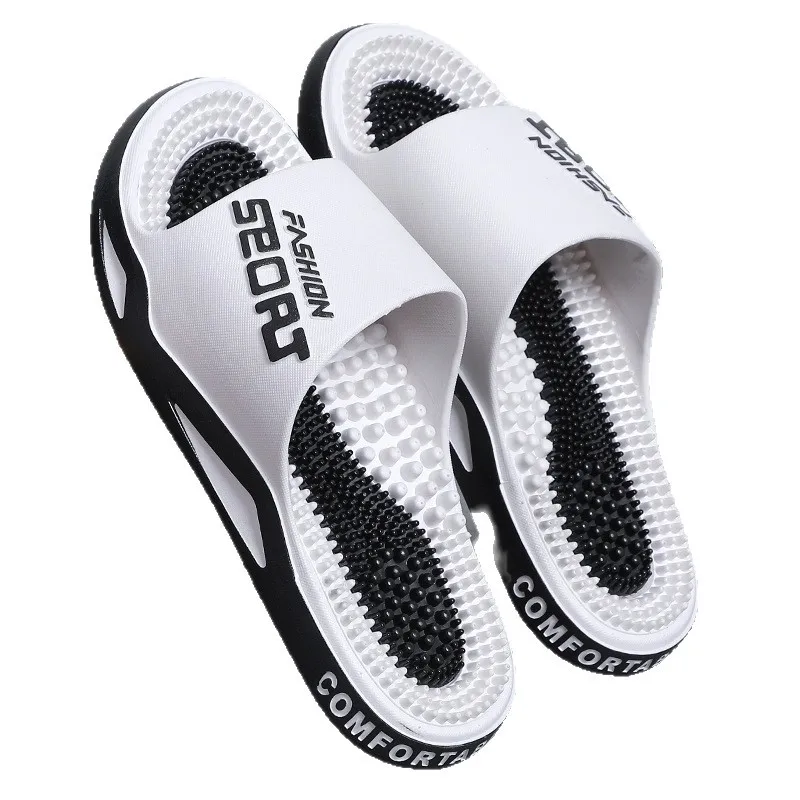 Couple massage slippers men's bathroom shower 2026 new acupoint foot therapy home indoor men's cool slippers summer