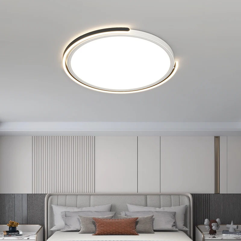 Lámpara de techo LED de espectro completo, iluminación decorativa de estilo moderno Simple para dormitorio y sala de estar