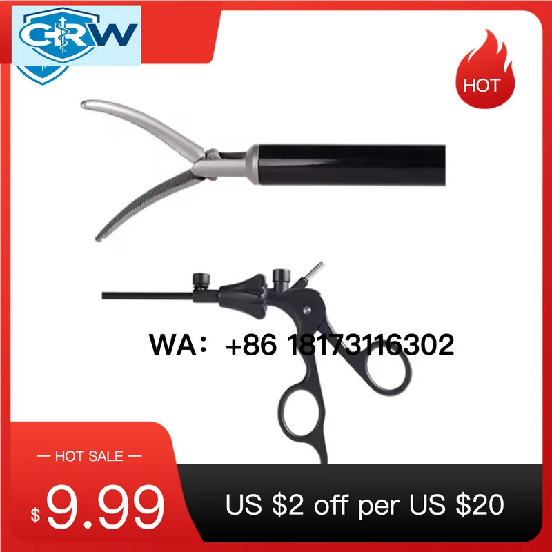 CRW   Instruments Set,   Reusable Grasper, Curved Scissors, Maryland Dissector