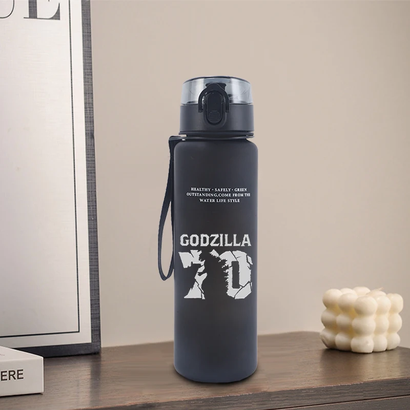 650ml Godzillas Water Bottle Fashion Print Exquisite Kettle Cut Outdoor Picnic Portable Drink Container Travel Birthday Gift Jug view 4