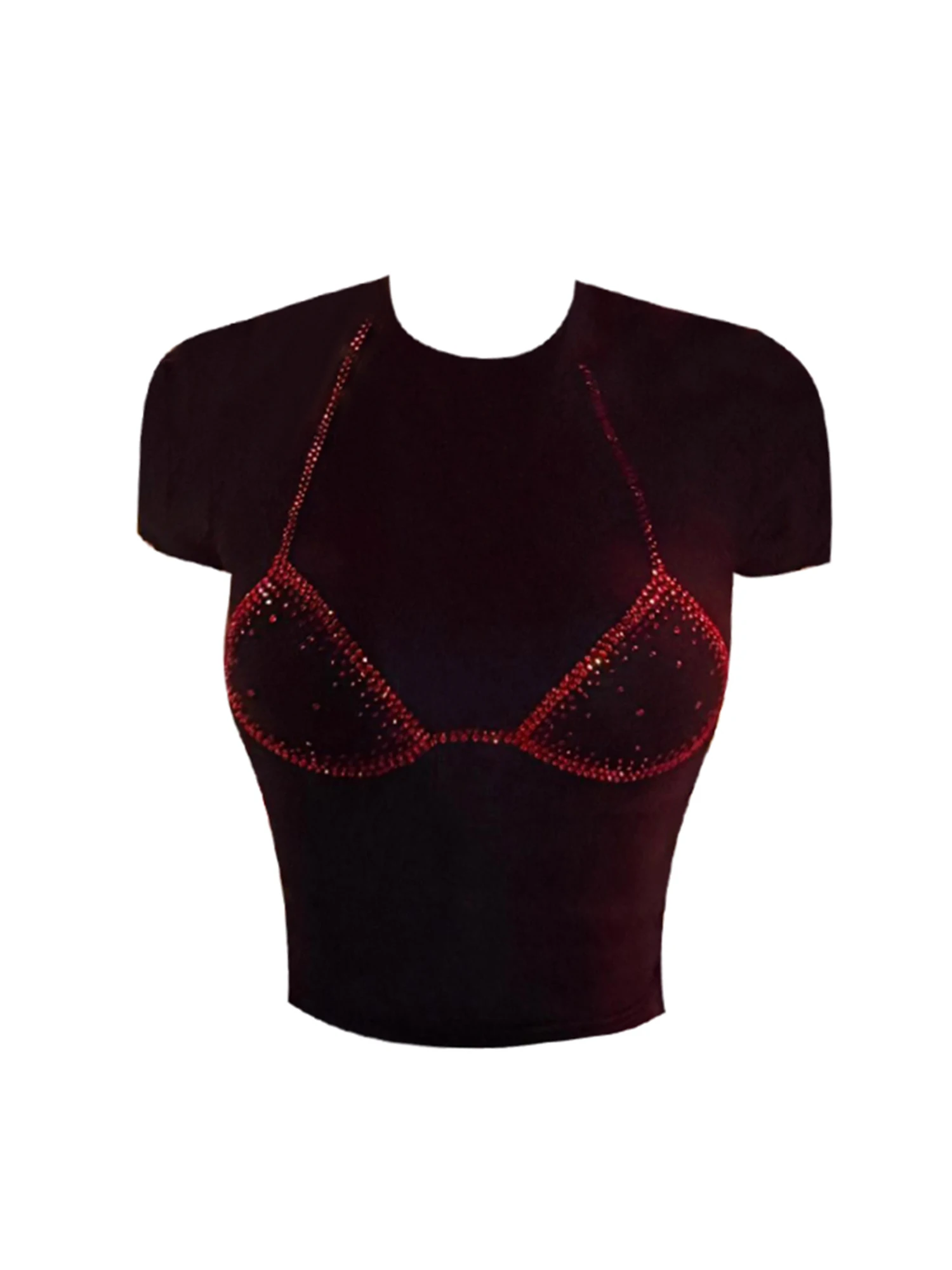 

Женская черная готическая футболка Emo Y2k Gyaru Tee Top 2000-х годов, винтажные футболки в корейском стиле, эстетичная одежда с короткими рукавами, лето 2026