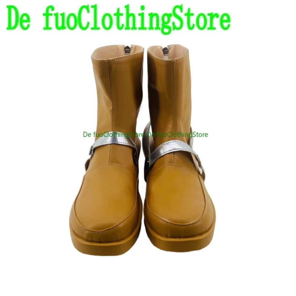 DefuoClothing Adventure Gyro Zeppeli, zapatos de Cosplay, juegos de Anime, disfraces de Halloween, accesorios de fiesta, zapatos