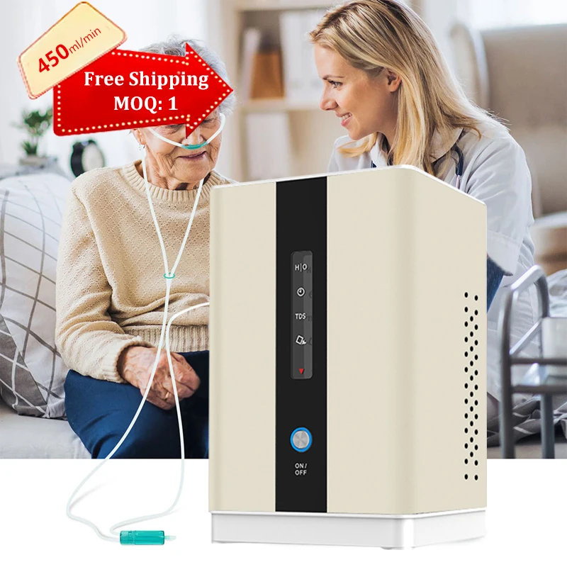 

Household Hydrogen Generator Health Care Use Nano Hydrogen Inhalation Machine 225ml/min Hydrogen Oxygen Inhaler for Human Health