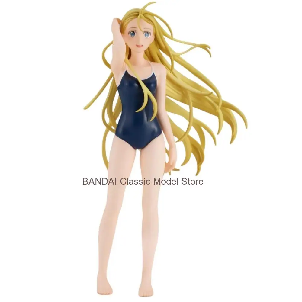 Em estoque original bandai banpresto verão tempo renderização ushio kofune anime figura boneca ornamentos presente de aniversário brinquedo presentes