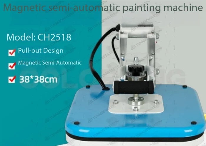 Semi-automatic full pull heat press machine printing bag T-shirt puzzle pressing machine DTF film hot stamping machine