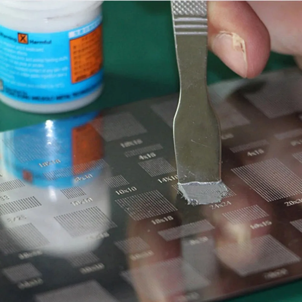 2025NEW Memory Metal Tin Raschiante Coltello Pasta saldante Coltello per miscelazione Spudger con apertura a leva per iPhone Strumenti di riparazione del telefono cellulare