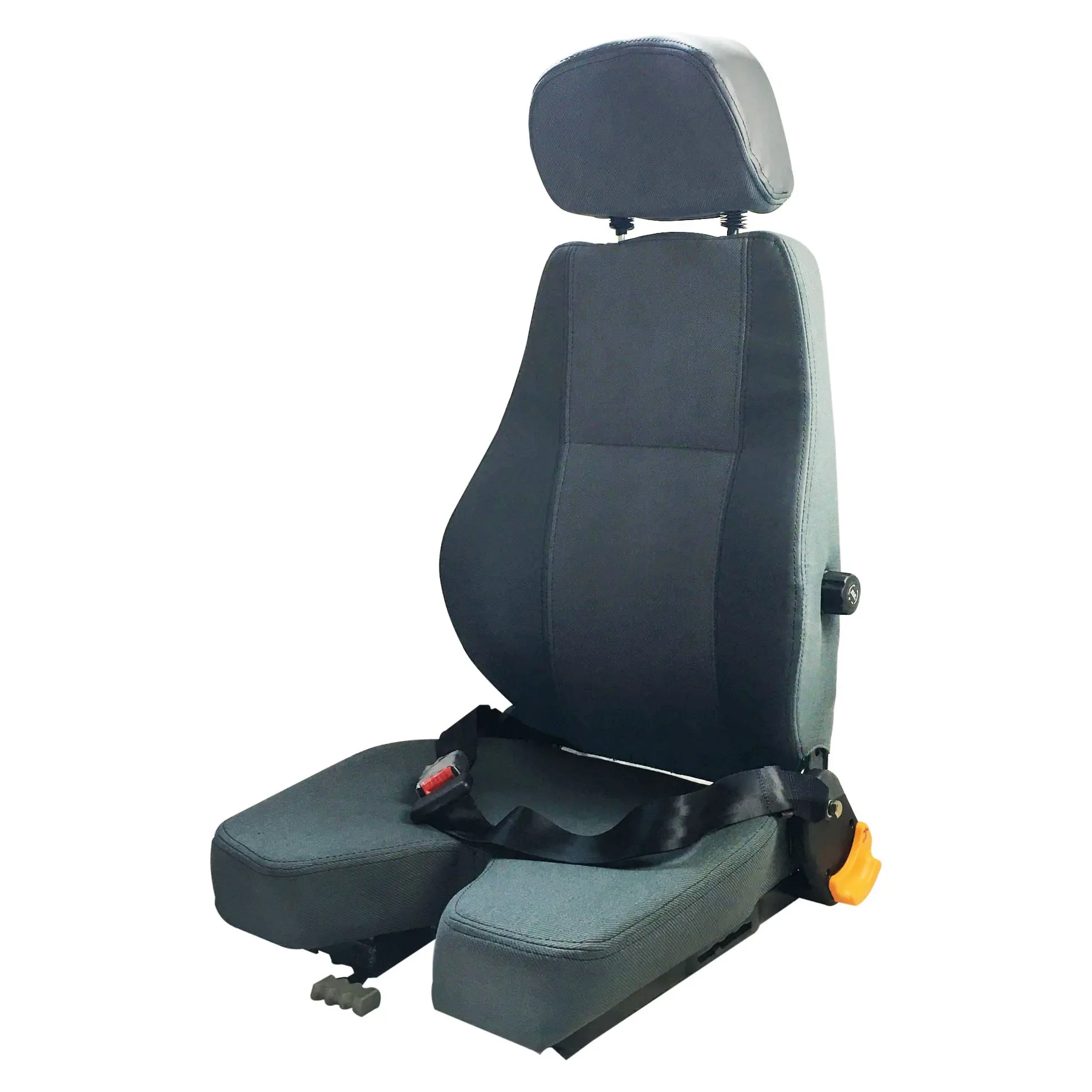 Factory Supply V-type crane seat Engineering car seat with Mechanical lumbar support button