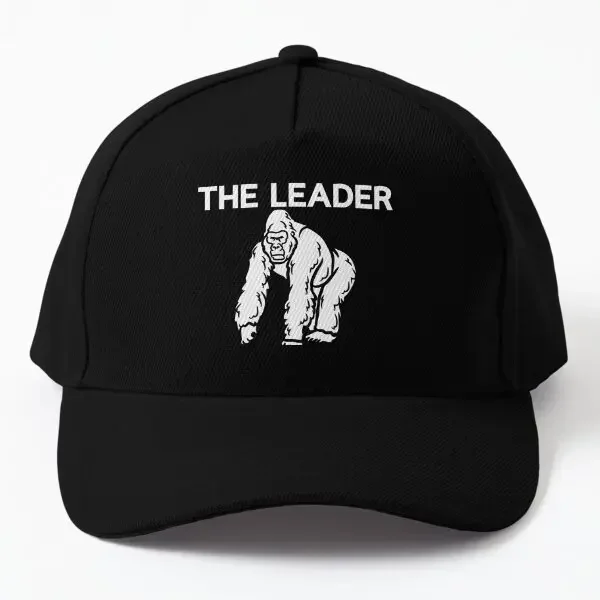 

Silverback Gorilla The Leader Hat Бейсбольная кепка с принтом Snapback Черная однотонная повседневная весенняя кепка Капот для мальчиков на открытом воздухе для мужчин
