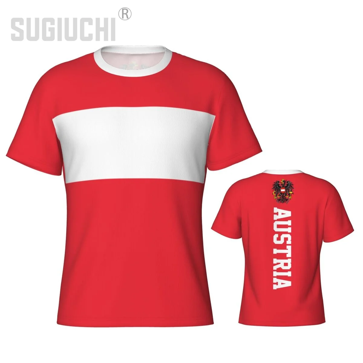 Tight Sports T-shirt Austria Flag Austrian 3D For Men Women Tees jersey Clothes Soccer Football Fans Gift Patriotic T shirt