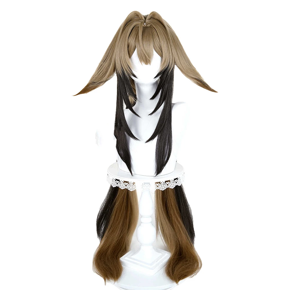 Gioco Zenless Zone Zero Ye Shunguang Parrucca Cosplay Womem Lolita Nero Giallo Sfumato Capelli Lunghi Parrucca Sintetica Resistente Al Calore Prop