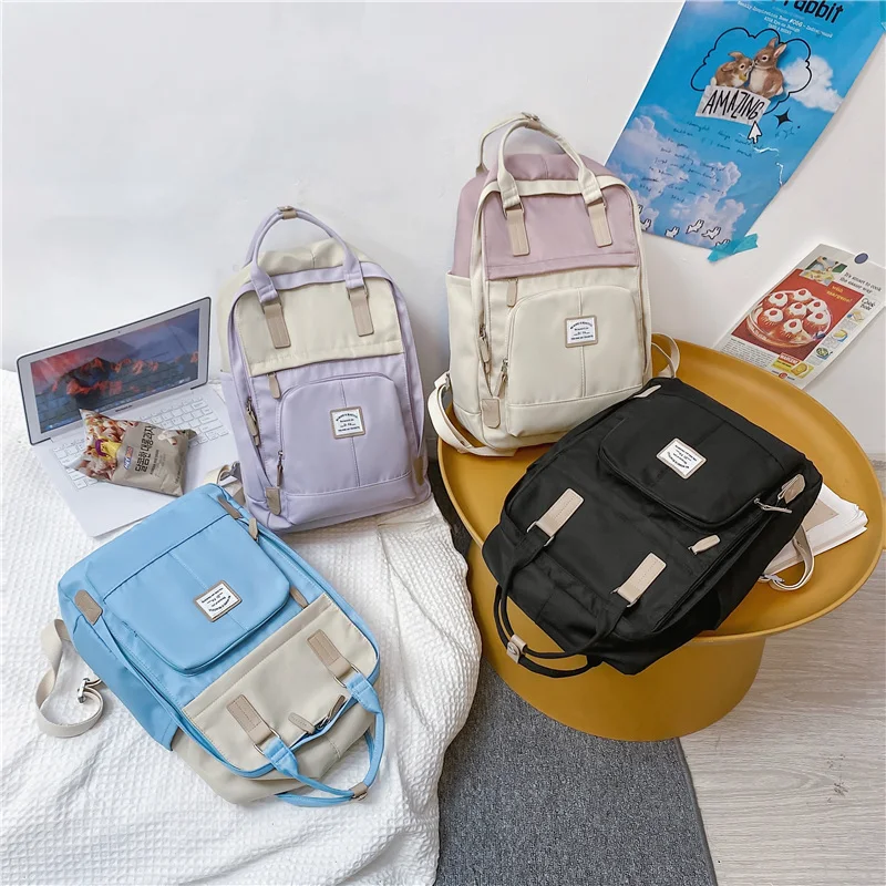 JULYCCINO New Multifunction Fashion Student Backpack Women Portable Korean Style Shoulder Bag For Teenager Girls Laptop Backpack