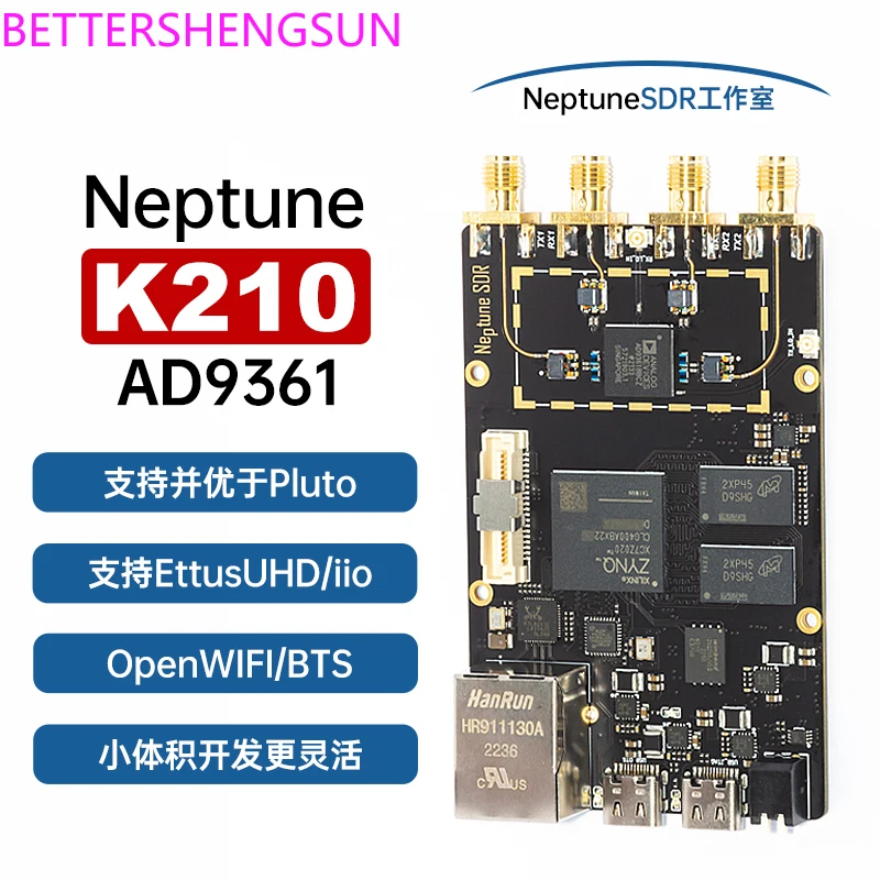 SDR Software Radio K210 AD9361 ZYNQ7020 ADI Pluto OpenWifi Development Board