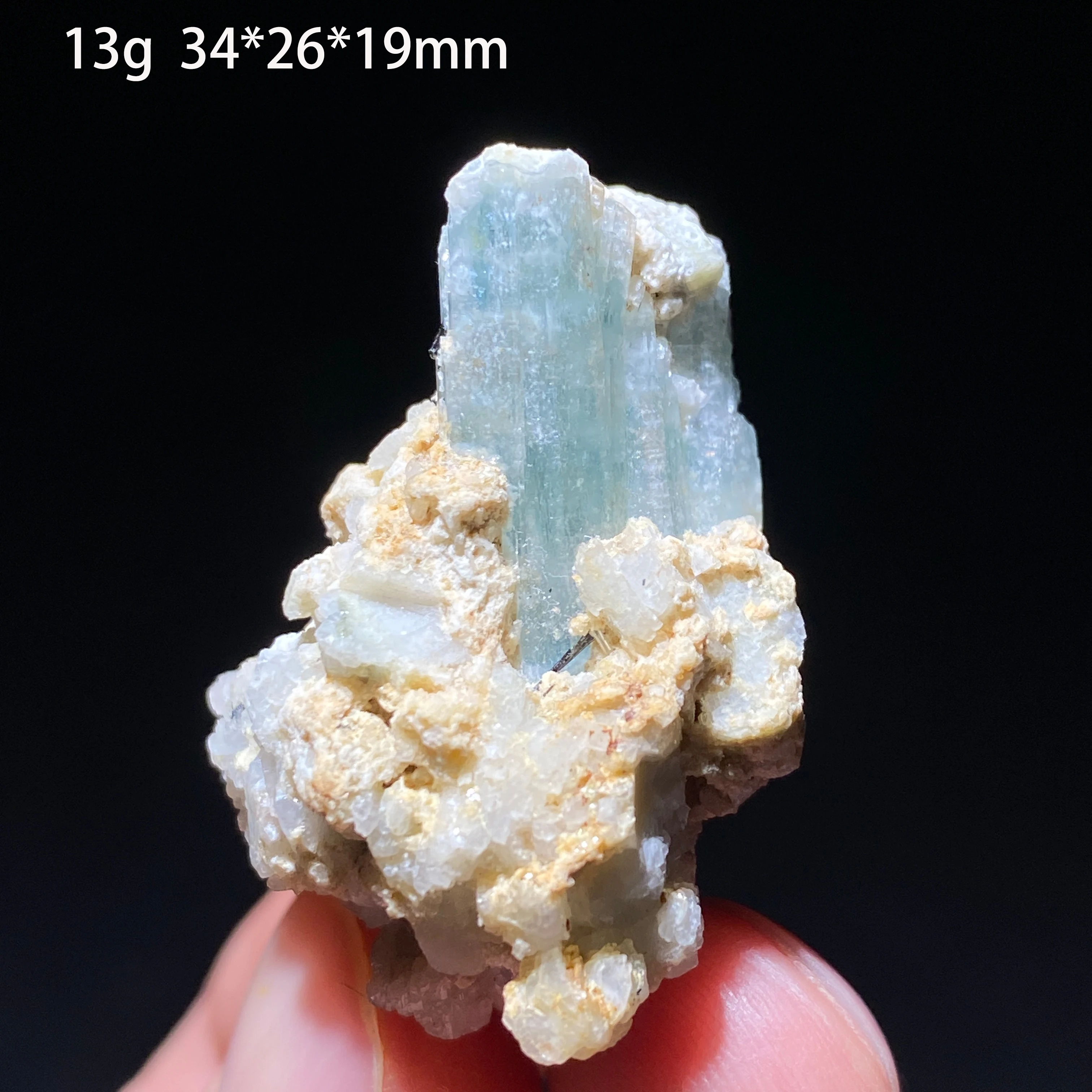 100% Natural Namibia Aquamarine Mineral Specimen Rough Crystal Quartz Healing Stone Home Decor