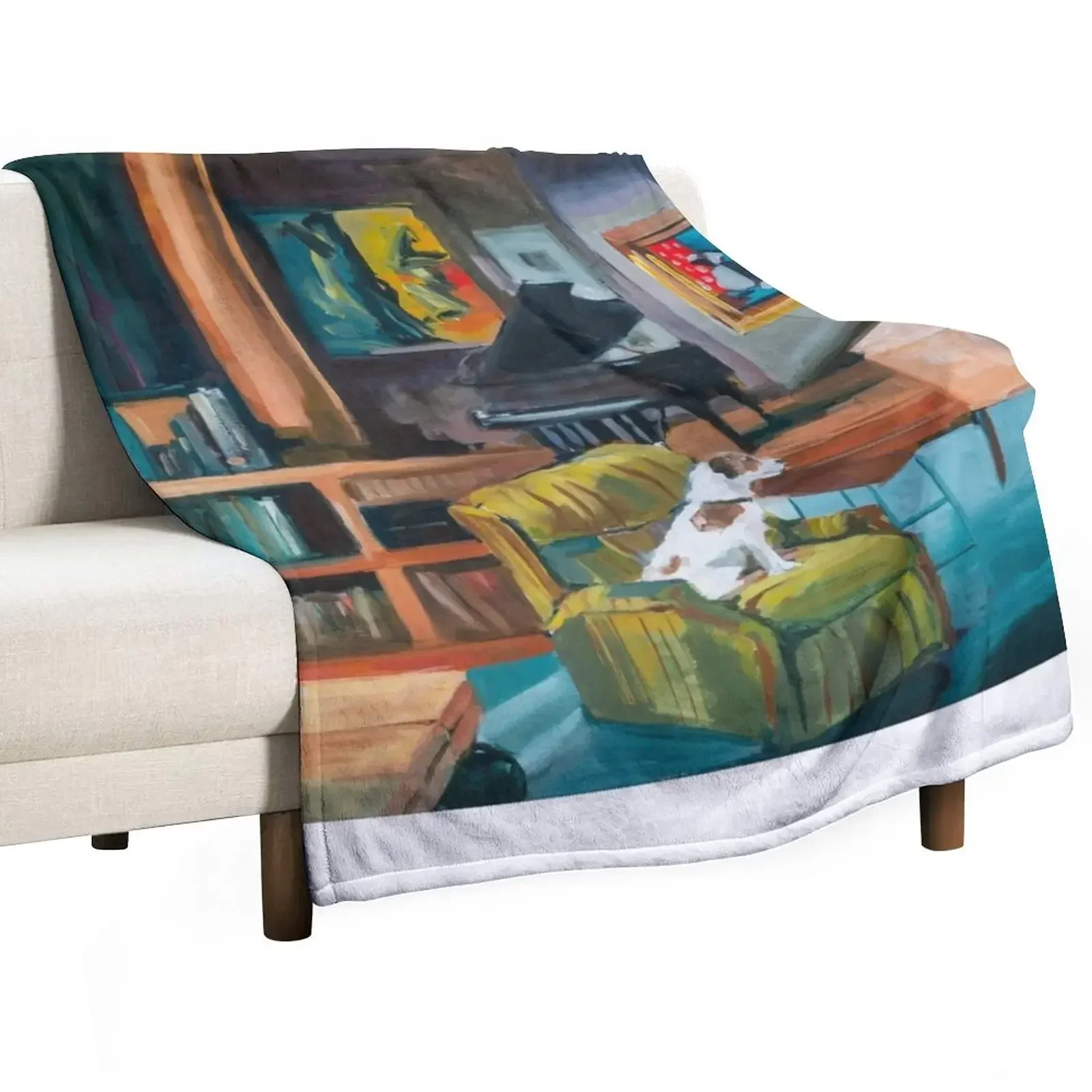 

Frasier's Apartment Throw Blanket Quilt Flannel Fabric Blankets