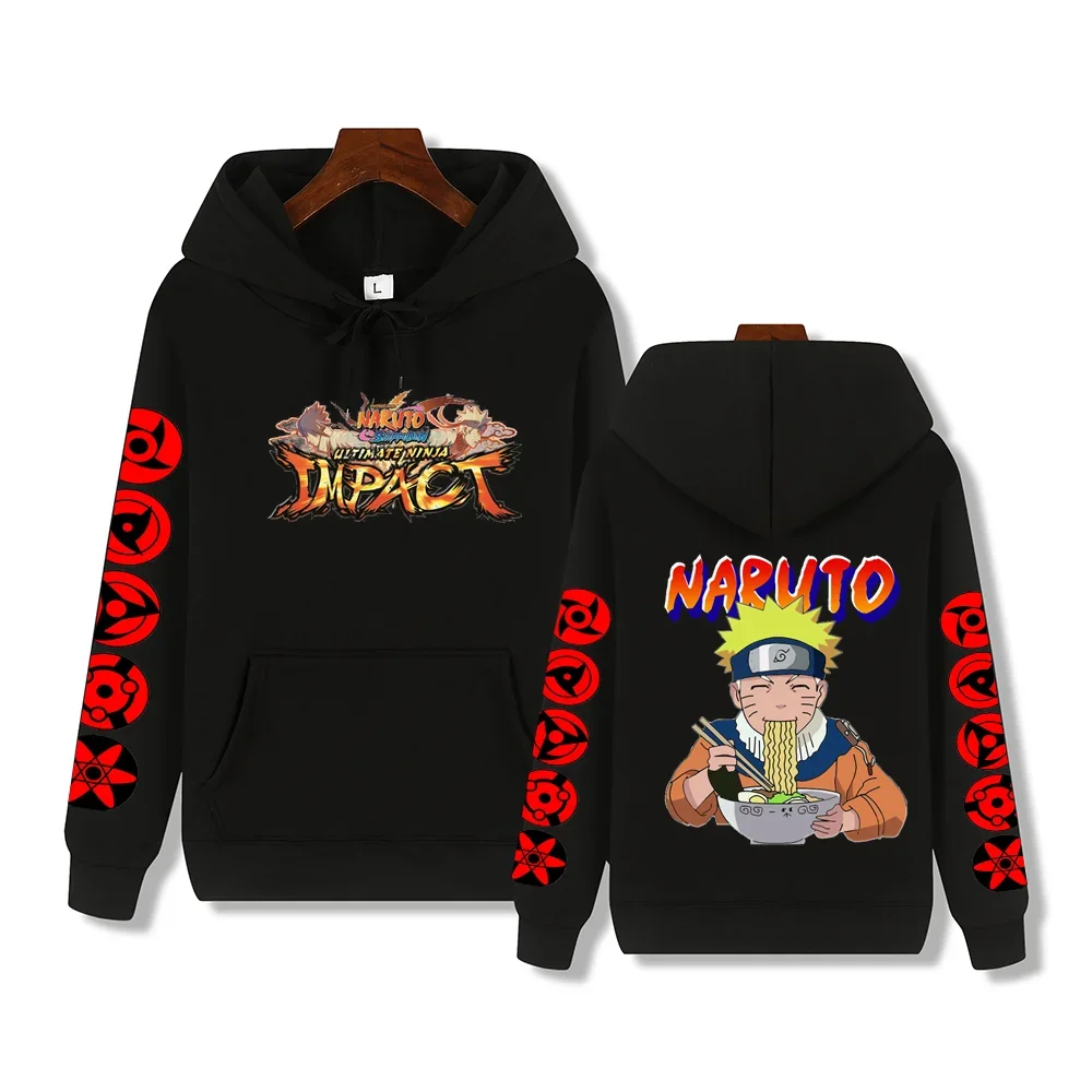 

Naruto Men's High-end Quality Hoodie Hoodie Naruto Print Autumn/Winter Fashion Simple Woman Top