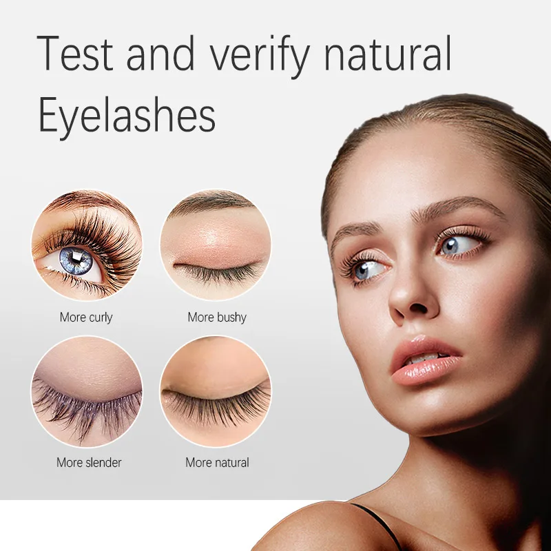 NATUHANA-Sérum de Croissance de Cils, Rehausseur Rapide de Cils, Plus Longs et Plus Fuller, Outil de Maquillage de Cils, ThUNICEF, Rehausseur de