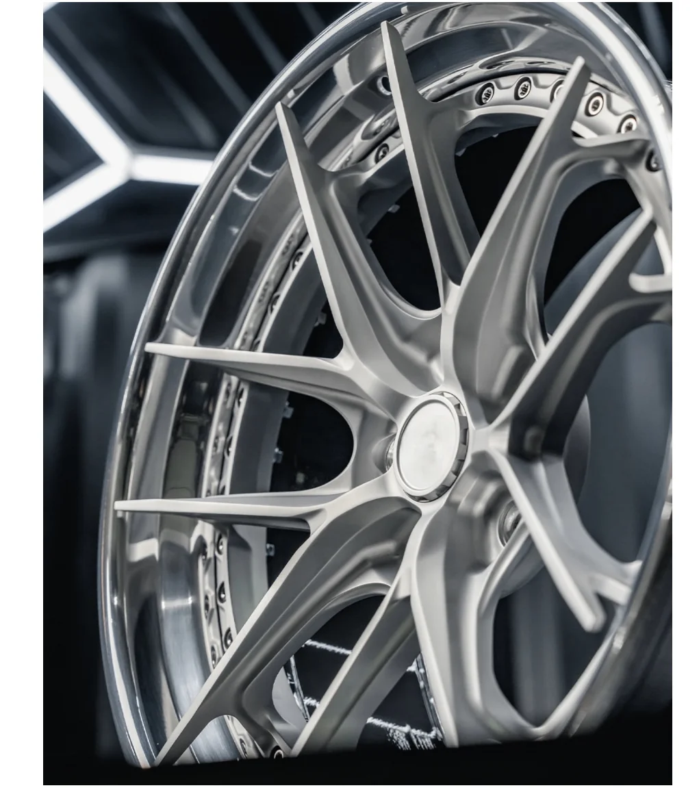 Customized 3 Piece 16 17 18 19 20 21 22 Inch Forged Racing Rims  9J 10J  10.5J  11J 11.5J Wheel Hubs 6061-T6