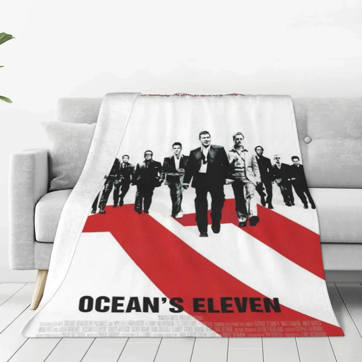 

Ocean's Eleven Flannel Baby Blanket Super Warm Soft Throw Blankets for Outdoor Camping Funny Babe Carpet for Beds Sofa Bed Cover