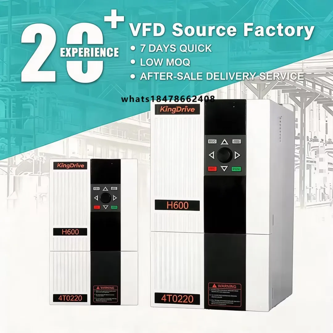 KingDrive Three Phase VFD 160KW 200KW 380V Three Phase 0-400Hz for Extruder Line High Performance Factory Price