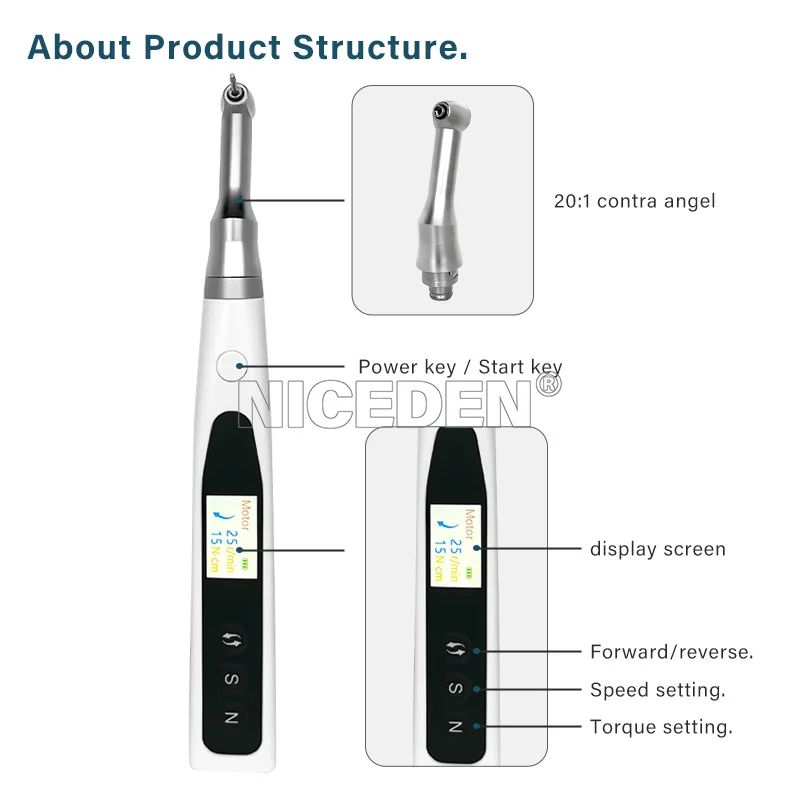 Den tal impl ant system wireless electric Universal 16pcs Handpiece Screwdriver dent istry Repair Tools