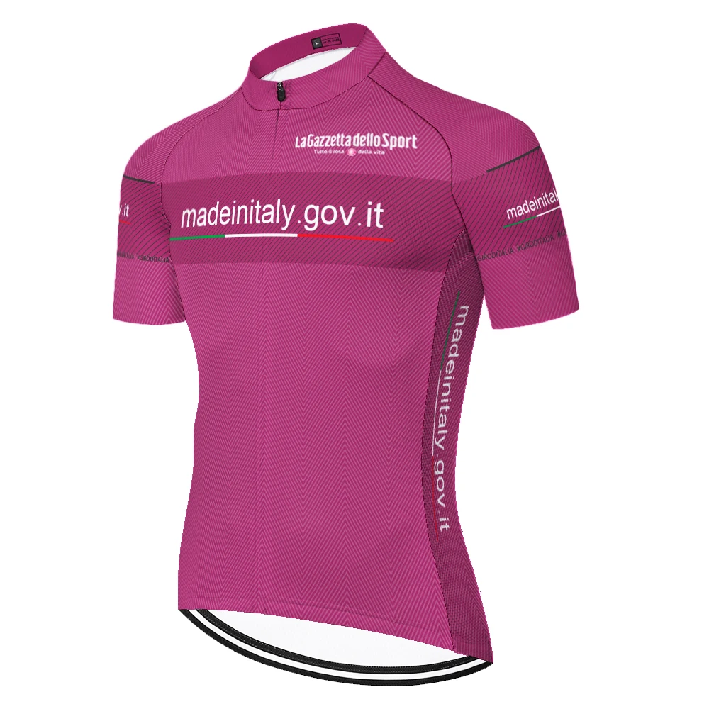 Camisa de Ciclismo Masculina de Manga Curta Tour De Italia 2026 Giro d'Italia, Roupa de Ciclismo MTB Enduro