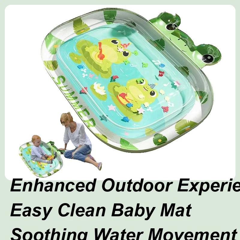 

Water Mat For Babies Inflatable Waterproof Water Mat Toddler Gyms For Beach Daycare Travel Bath Pool Nursery Outdoor Camping