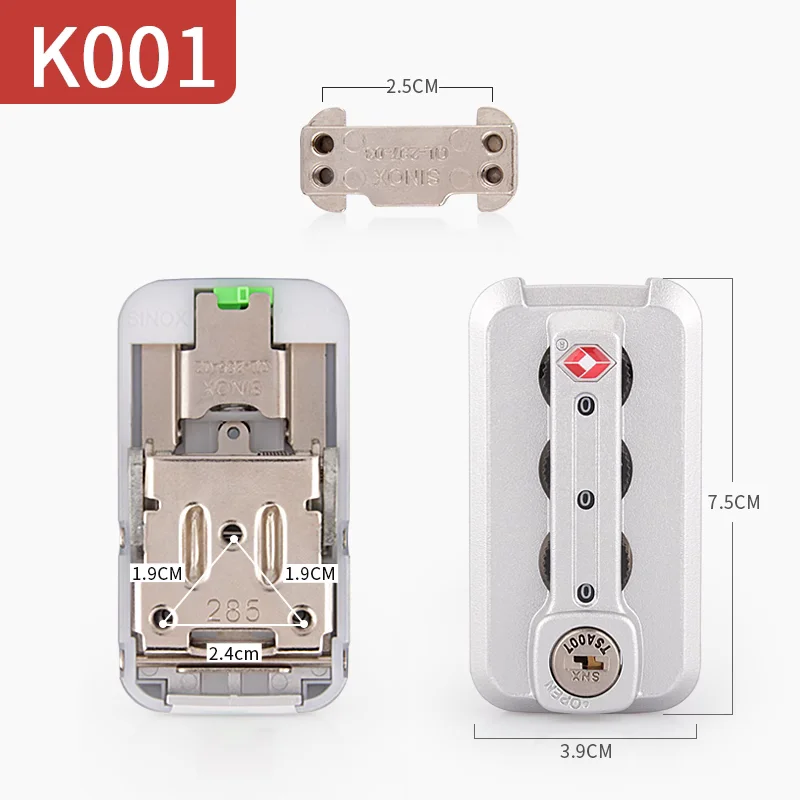 Audio Dictionary Luggage Password Box Password Lock Accessories Lock Tsa007 Suitcase Lock Accessories Customs Password Lock Lock