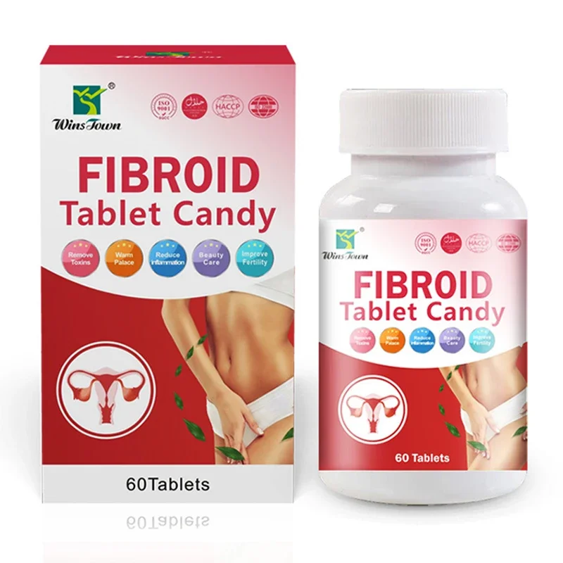 Fibrous tablets pills can eliminate uterine toxins restore women\'s health make women beautiful young