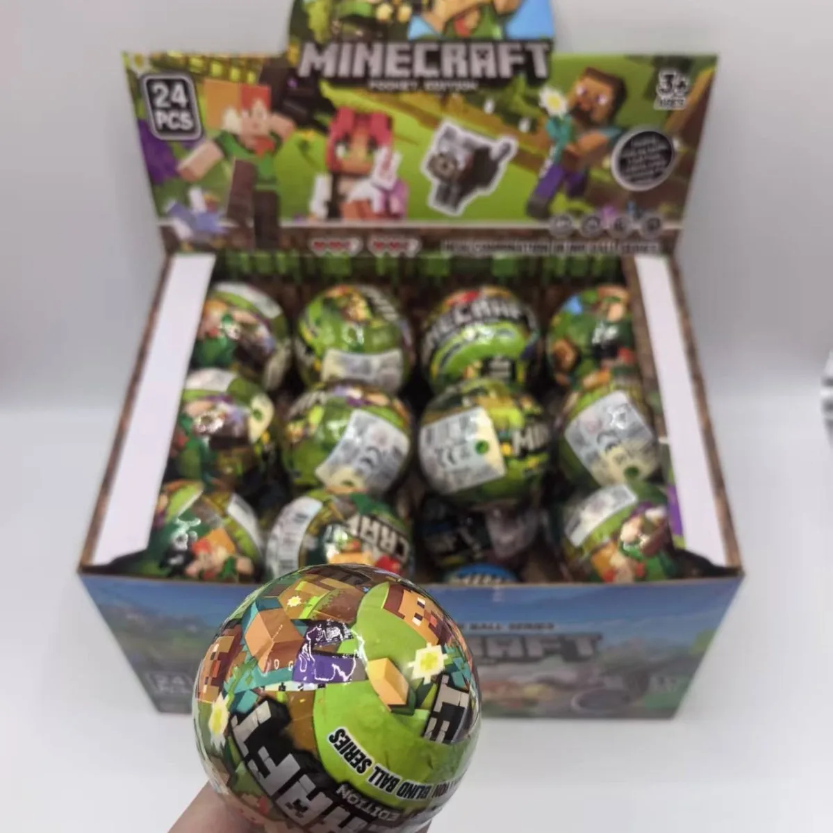 1/5 Stück My World Twisted Egg Blind Box Schlüsselanhänger Schüler-Spielzeug Puppenanhänger Geschenk