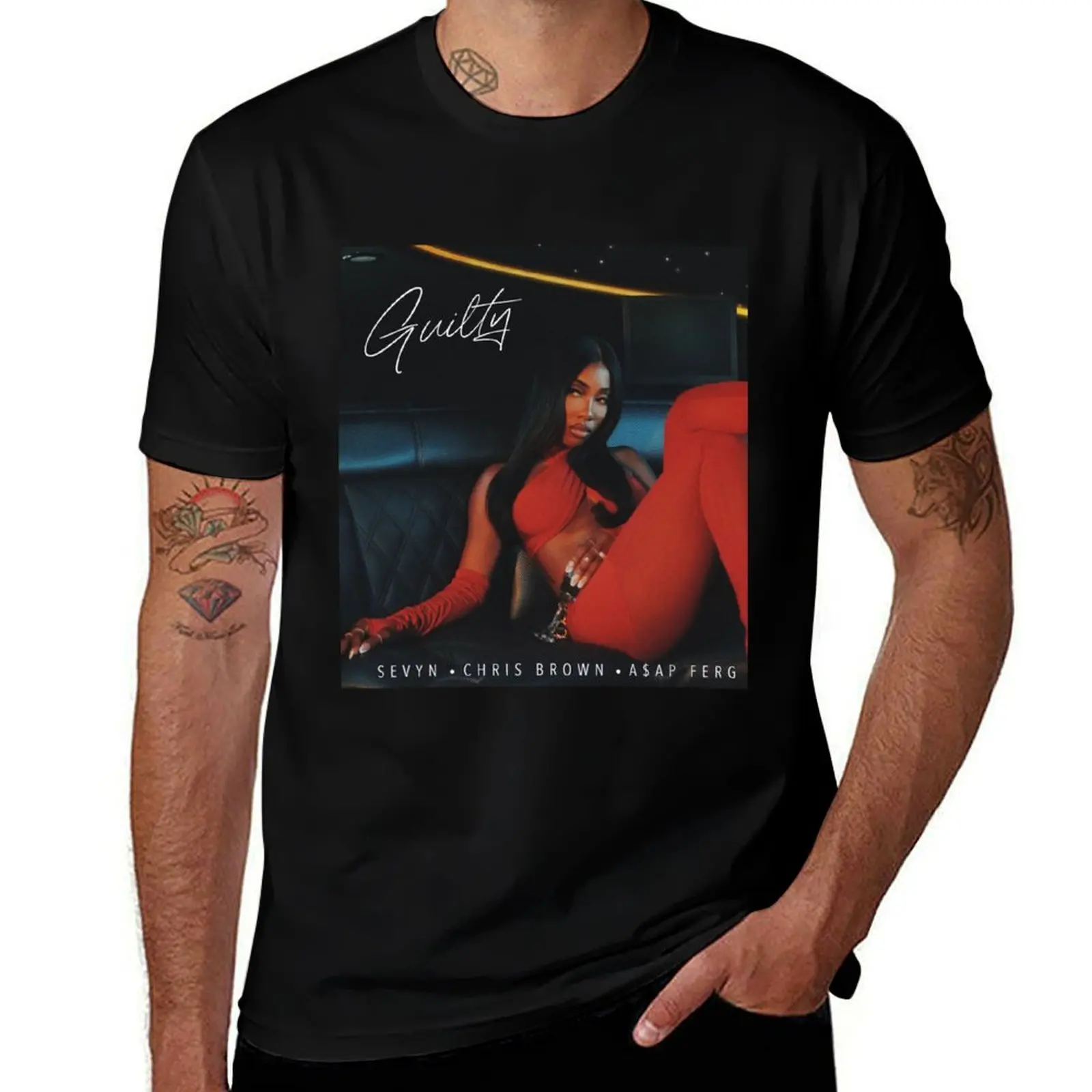 guilty. T-Shirt Soft Casual Short Sleeve Cotton Tee T-Shirt