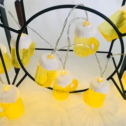 Led Beer Mug String Lights HHanging Lights For Parties & Restaurants Decoration Night Lights Fairy Lights 606