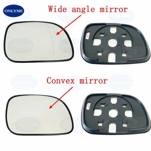 Espejo de cristal con calefacción convexa gran angular para coche Suv, para Chrysler Grand Voyager 1996 1997 1998 1999 2000 2001 2002 2003 2004 2005 2006