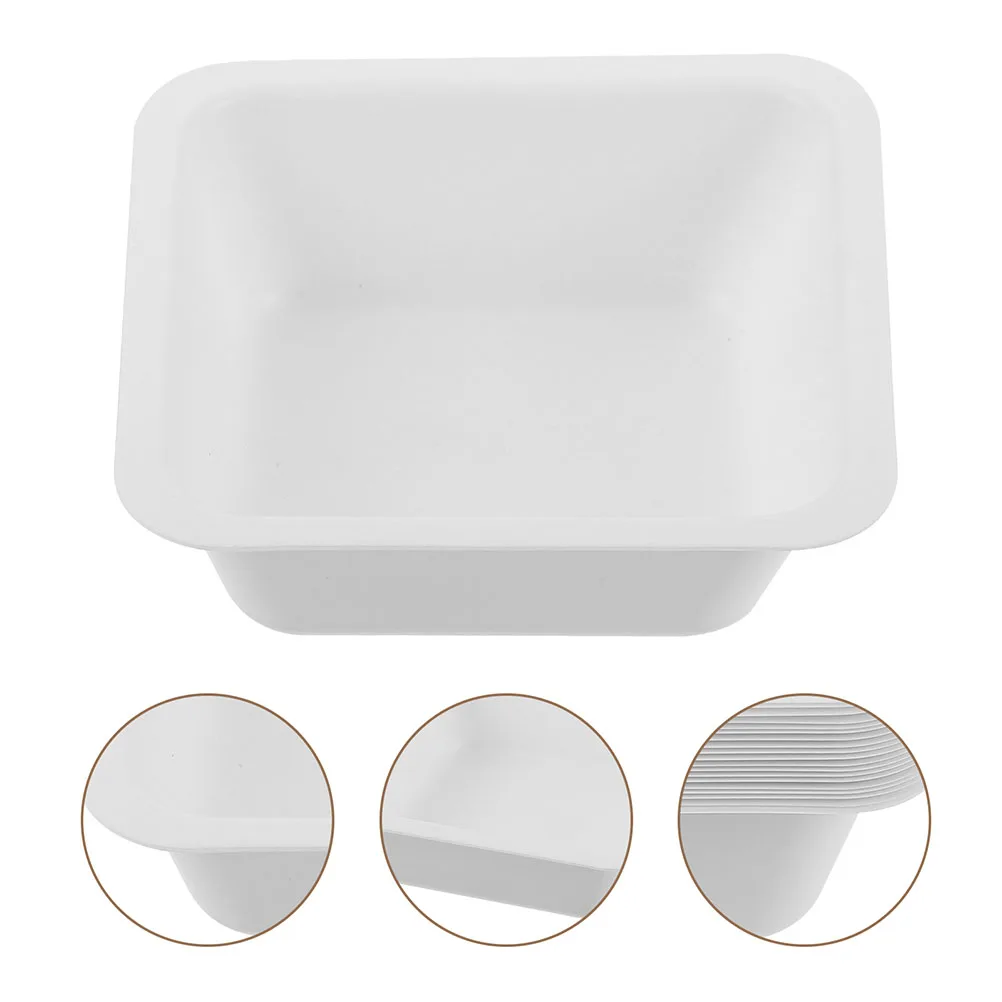 

10Pcs Weighing Plate Plastic Weigh Boat Laboratory Supplies Weighing Dish Chemical Resistant Weighing Tray