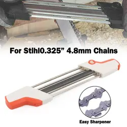 Chainsaw Chain Sharpener 2 in 1 Easy File Sharpening Grinder Tools for STIHL File and Depth Gauge File Tool