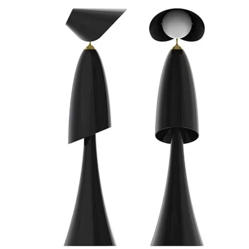 

Living room straw hat humanoid floor lamp hotel exhibition hall model room decorative floor lamp