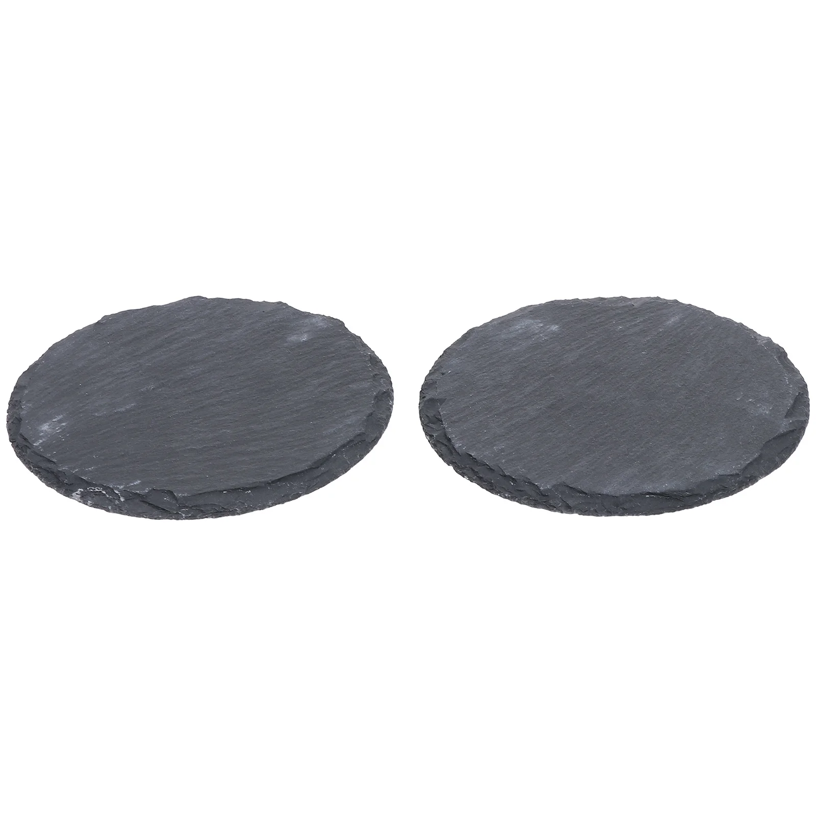 

2Pcs Natural Stone Plate Reptile Basking Platform Lizard Turtle Tortoise Feeding Dish Relaxing Pet Tank Accessory