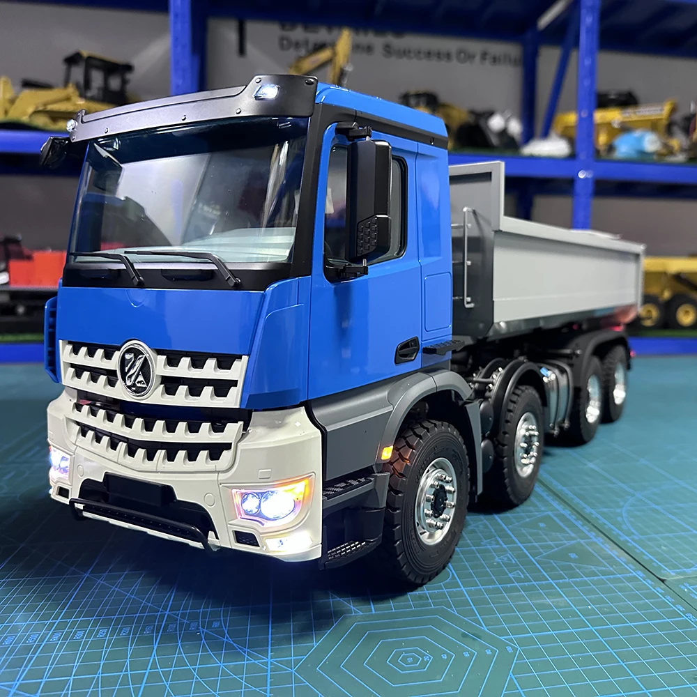 KABOLITE RC 1/14 Truck Hydraulic Truck K3365 8×8 All Wheel Drive with Sound and Light Set HuiNa Model High-End Metal Pre-sale