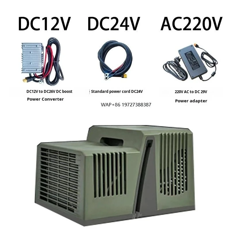 

Portable Camping Tents Installation-Free Parking Air Conditioner 24V/48V DC Inverter Mobile Air Conditioner for Outdoor Square