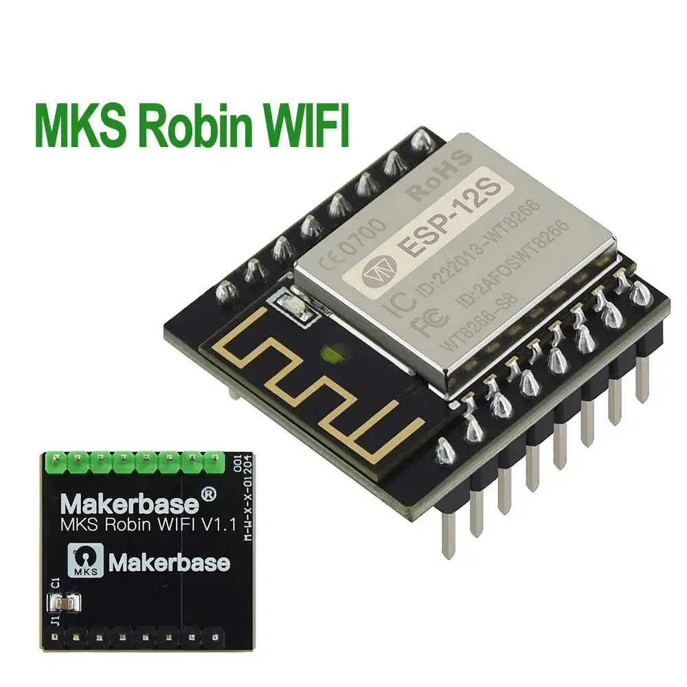 Módulo wifi mks robin wifi v1.1 roteador sem fio esp8266 app controle remoto para mks robin nano placa-mãe peças de impressora 3d