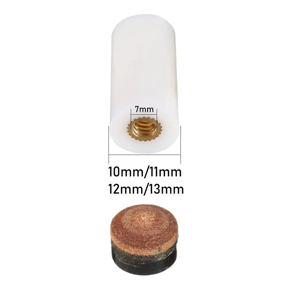 5 قطعة/الحزمة تجمع جديلة البلياردو جديلة تلميح السنوكر ملحق المسمار على نصائح استبدال تلميح البلاستيك 10/11/12/13 مللي متر عصا الحلقات