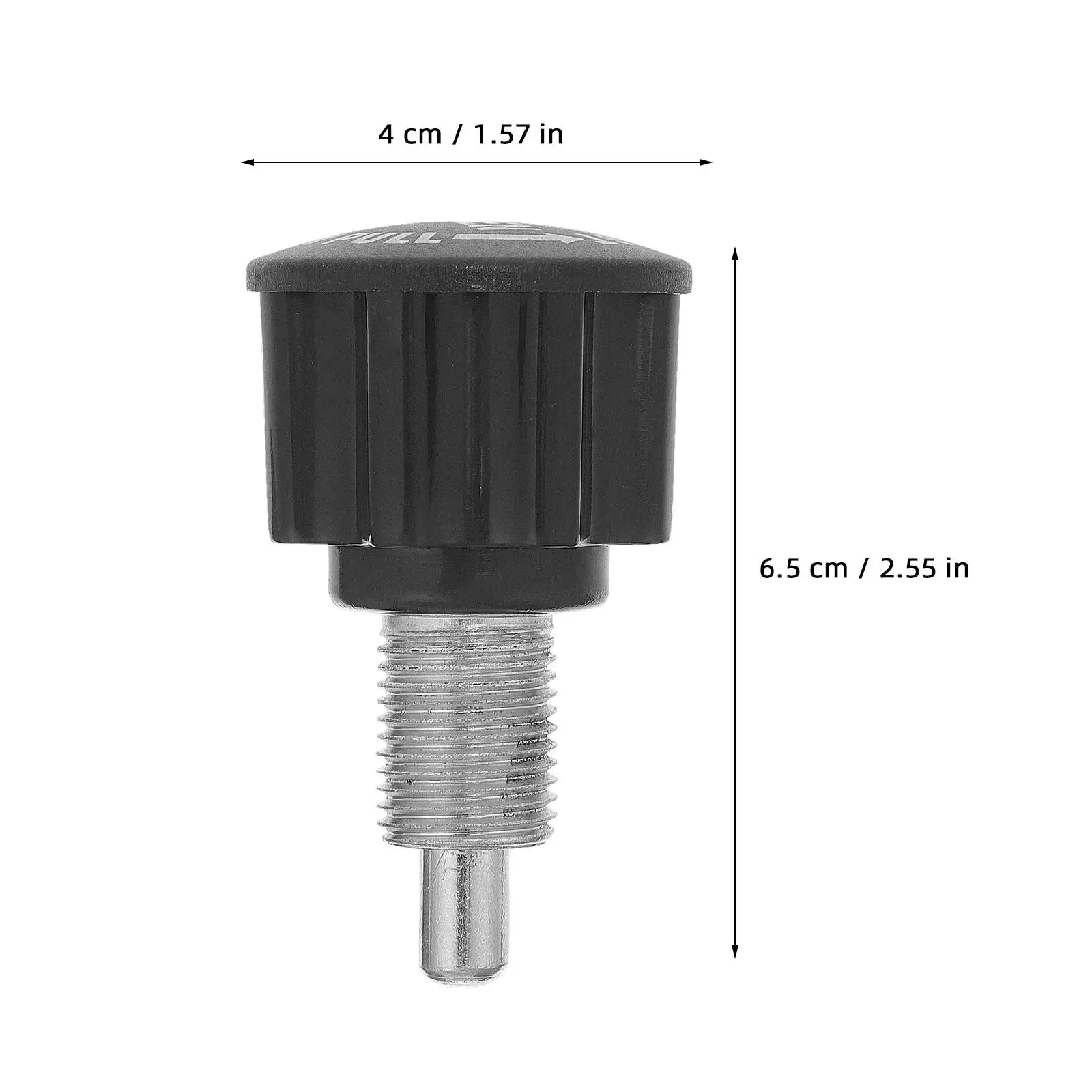 Botão de substituição universal para bicicleta ergométrica, 38mm, para a maioria das bicicletas de exercício em casa, academia, parafuso de cabeça esférica