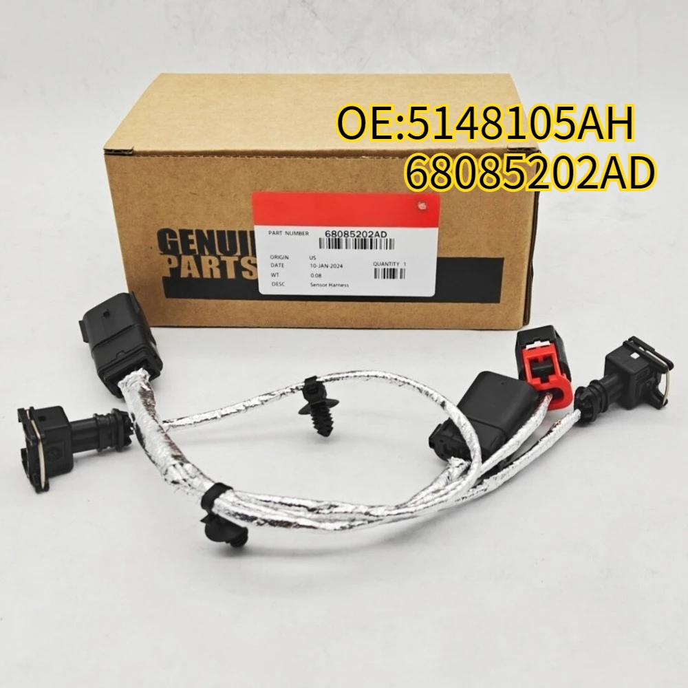

For 5148105AH 68085202AD Knock Oil Pressure & Temperature Sensor Wiring For Cummins Jeep Ram
