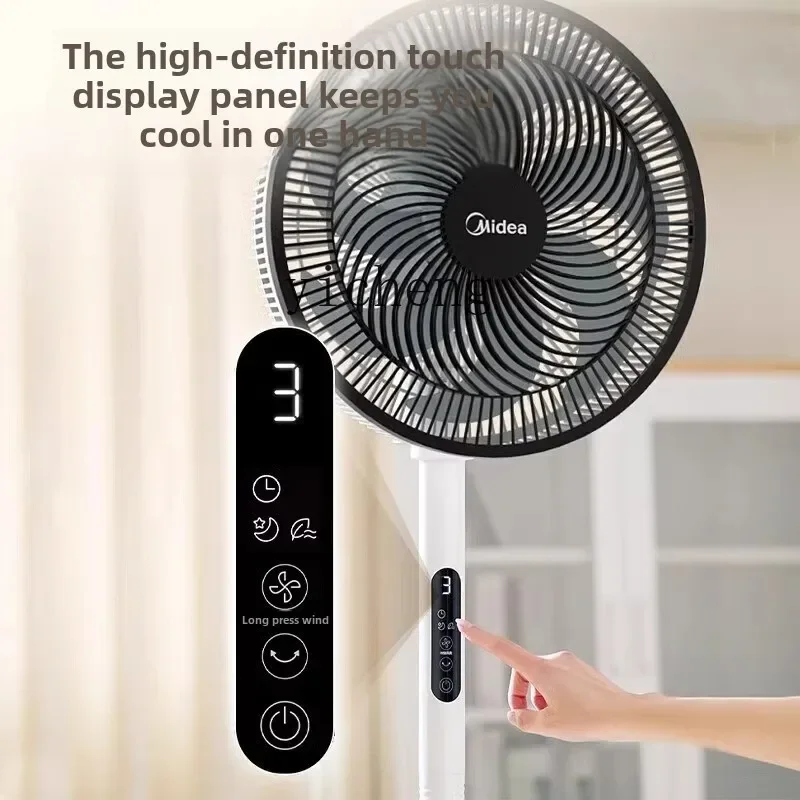 ZK ventilatore elettrico ventilatore da pavimento domestico verticale a risparmio energetico che scuote la testa telecomando grande vento