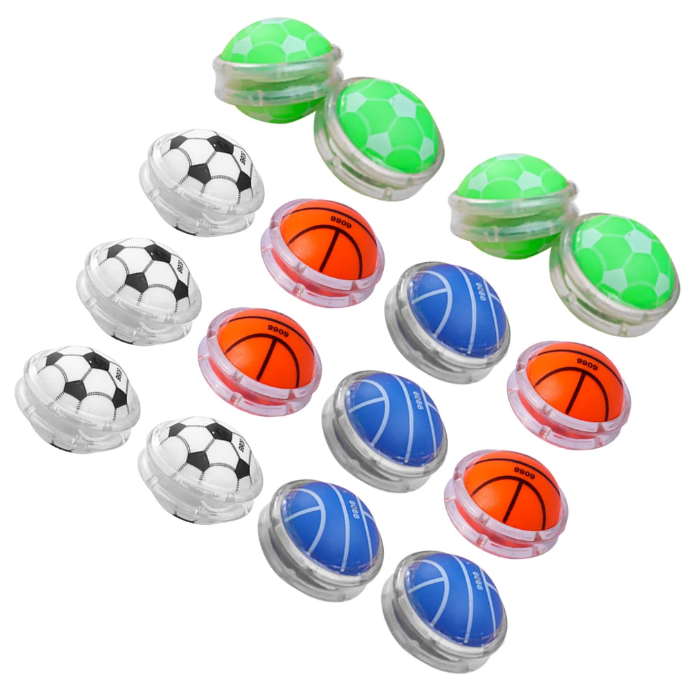 12 stücke Kinder Fußball Basketball Jo-Jo Spielzeug Set 12 stücke Kinder Spielzeug für Außen spielzeug Lager Fußball Rückkehr interessant